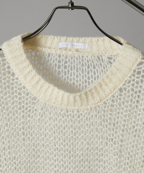 「Firsthand」 長袖ニット M オフホワイト メンズ_画像3