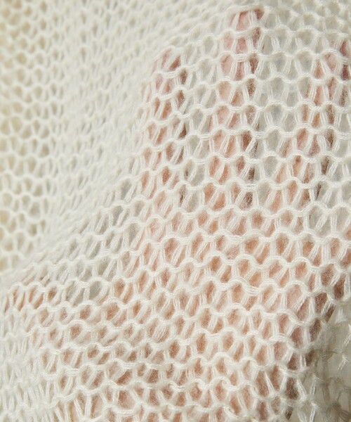 「Firsthand」 長袖ニット M オフホワイト メンズ_画像6