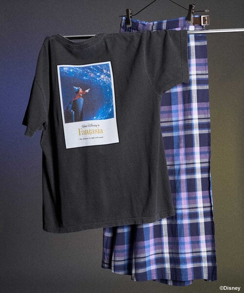 tシャツ 「DISNEY FANTASIA」 ポスターバックプリント Tシャツ/ディズニー/ファンタジア/ミッキーマウス レディース FREAK'S STORE tシャツ 「DISNEY FANTASIA」 ポスターバック