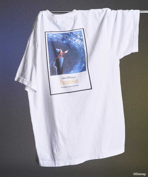 tシャツ 「DISNEY FANTASIA」 ポスターバックプリント Tシャツ/ディズニー/ファンタジア/ミッキーマウス レディース FREAK'S STORE tシャツ 「DISNEY FANTASIA」 ポスターバック