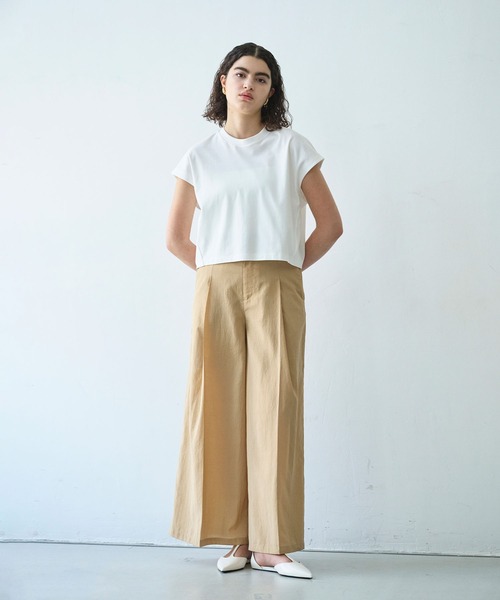 N.O.R.C uvカット tシャツ クロップドトップス「マルチファンクション
