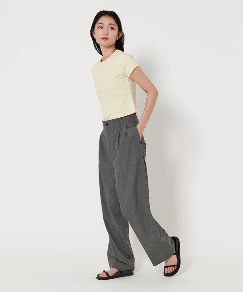 MARW UNITED ARROWSタック ハイウエストパンツ MARW UNITED ARROWS（マルゥ ユナイテッドアローズ）の「＜MARW