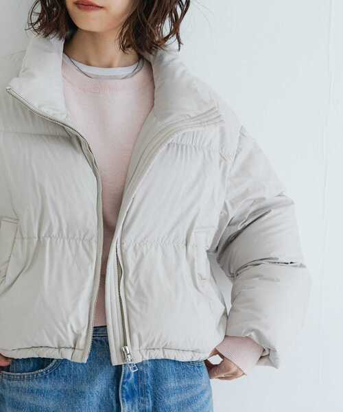 新品　アーバンリサーチ　撥水ダウンジャケット　アイボリーベージュ　ダウン80%！ URBAN RESEARCH（アーバンリサーチ） ダウンジャケット FREE ベージュ