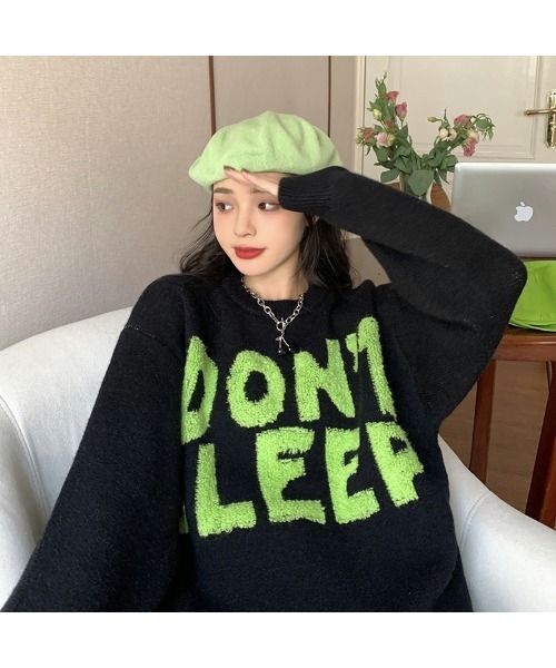 「SpRay」 長袖ニット FREE ブラック レディース_画像5