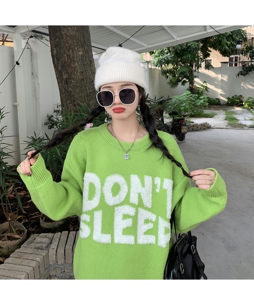 「SpRay」 長袖ニット FREE ブラック レディース_画像9