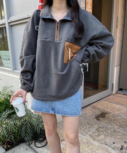 「nemne store」 ブルゾン MEDIUM ベージュ レディース_画像2