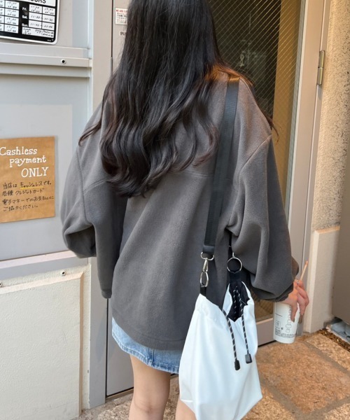 「nemne store」 ブルゾン MEDIUM ベージュ レディース_画像3