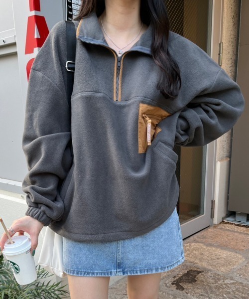 「nemne store」 ブルゾン MEDIUM ベージュ レディース_画像5