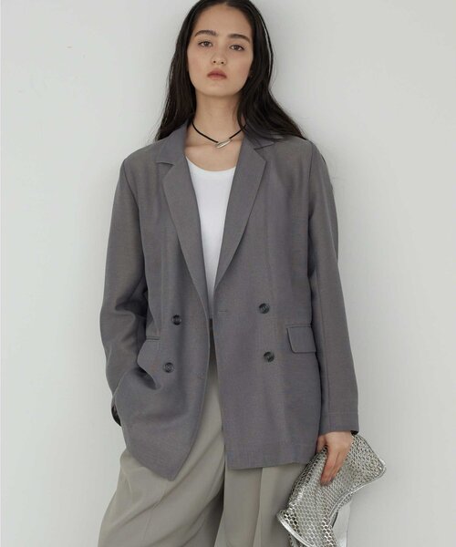 [GALLARDAGALANTE] tailored jacket 0 серый женский 