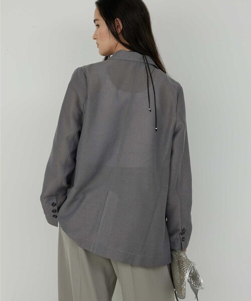 [GALLARDAGALANTE] tailored jacket 0 серый женский 