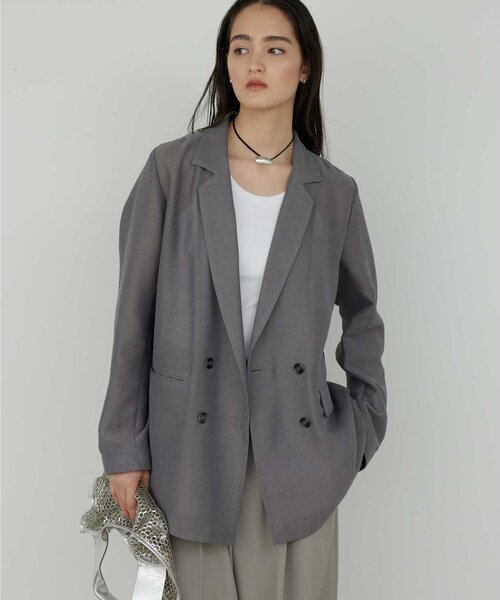 [GALLARDAGALANTE] tailored jacket 0 серый женский 
