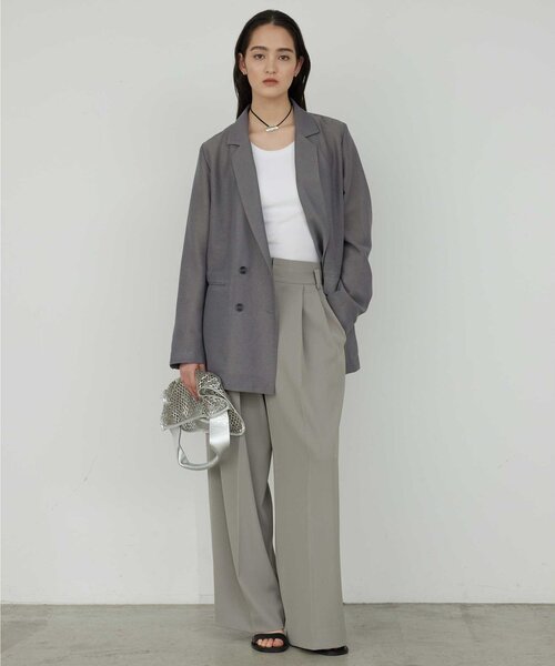 [GALLARDAGALANTE] tailored jacket 0 серый женский 