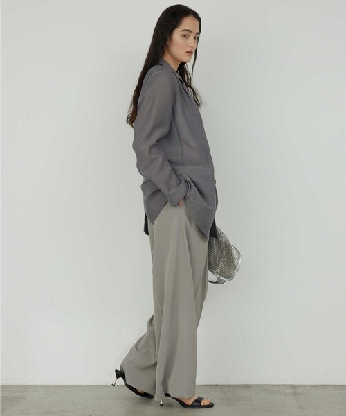 [GALLARDAGALANTE] tailored jacket 0 серый женский 