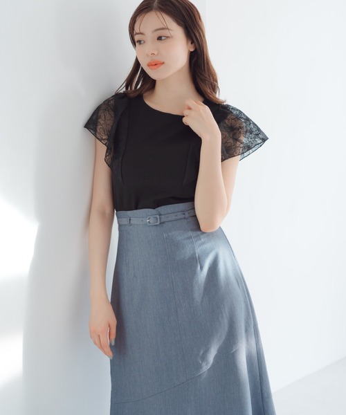 MISCH MASCH（ミッシュマッシュ） スカート アシンメトリー切替Aライン