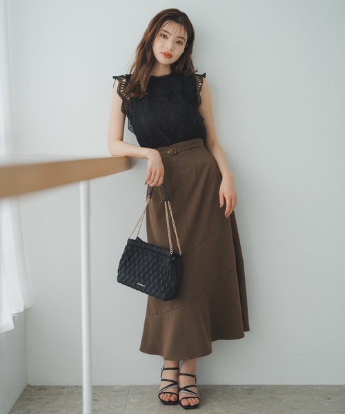 MISCH MASCH（ミッシュマッシュ） ロング スカート アシンメトリー切替