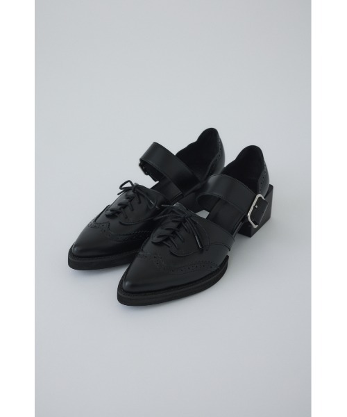 RIM.ARK パンプス Wing tip Strap shoes ウィングチップストラップ