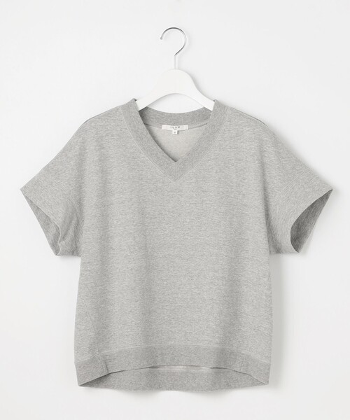 23区 tシャツ 「SLOW/WEB限定」ラスティックテリー Vネック