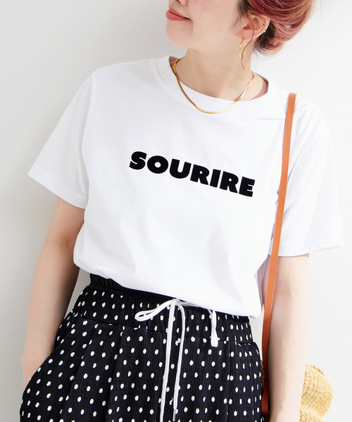 tシャツ フロッキーロゴプリントTEE レディース tシャツ フロッキーロゴプリントTシャツ レディース : ZOZOTOWN