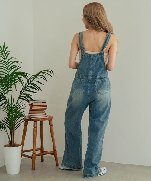 【美品 鑑定済】エルメス オーバーオール サロペットジーンズ 36 M セリエ anap mimpi サロペット オーバーオール カットオフ デニム