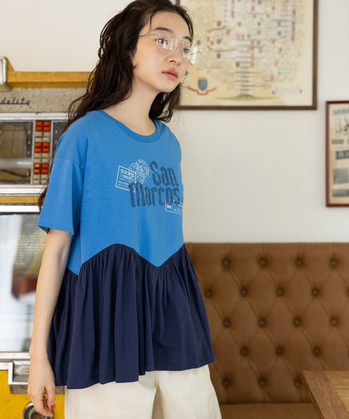 tシャツ フレアヘムプリントＴシャツ レディース | niko and… | 17