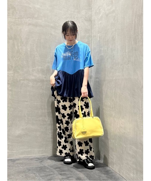 tシャツ フレアヘムプリントＴシャツ レディース | niko and… | 18
