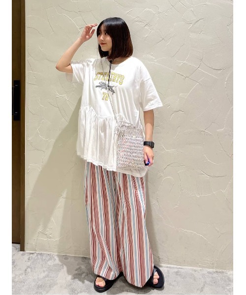 tシャツ フレアヘムプリントＴシャツ レディース | niko and… | 20