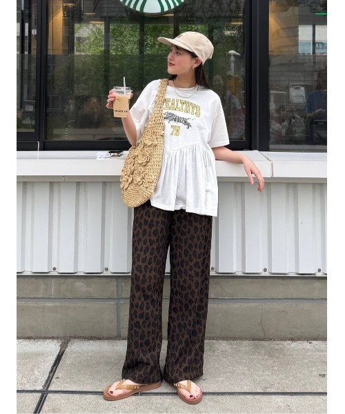 tシャツ フレアヘムプリントＴシャツ レディース | niko and… | 21
