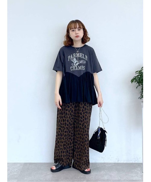 tシャツ フレアヘムプリントＴシャツ レディース | niko and… | 23