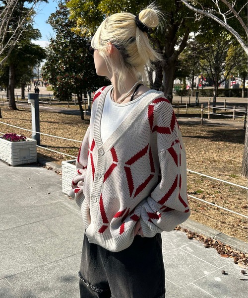 sedacle」 ニットカーディガン MEDIUM アイボリー メンズ : ZOZOTOWN