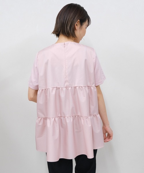 「Sono」 半袖ブラウス 1 ピンク レディース