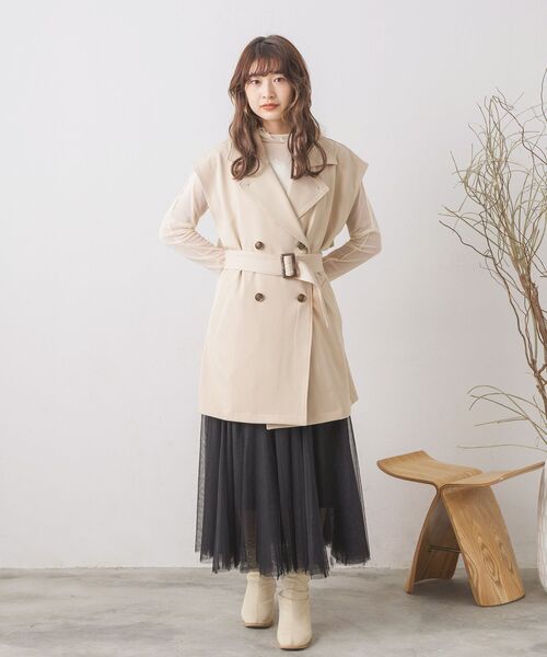 「RETRO GIRL」 コート FREE ベージュ レディース_画像5