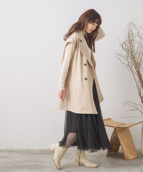 「RETRO GIRL」 コート FREE ベージュ レディース_画像10
