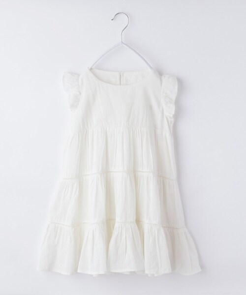 THE SHOP TK ワンピース 「120−150」ティアードワンピース/洗える