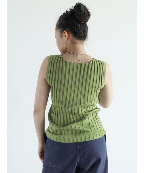 ニット セーター Dougal Rib Knit レディース ADMIX/ATELIER SAB MEN セーター ニット 透かし編みレースニット