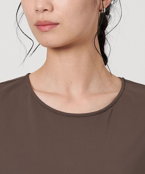 【BEAUTY&YOUTH】ギャザーフレア ノースリーブ ワンピース BEAUTY&YOUTH UNITED ARROWS（ビューティーアンドユース