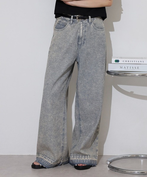hunch（ハンチ） ジーンズ デニム デニムパンツ 10オンス バギー
