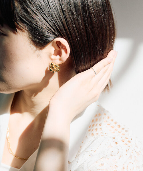 ānuke ボリュームボールピアス 楽天市場】【即納】ànuke アンヌーク anukeVolume Ball Pierce