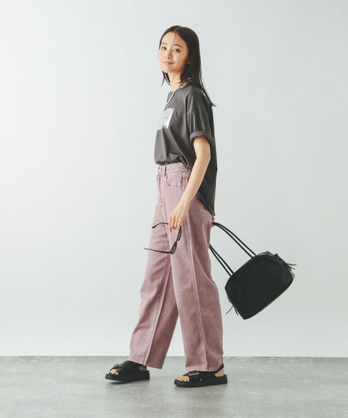 ジーンズ デニム デニムパンツ カラーデニムバギーパンツ/494058 レディース | GLOBAL WORK | 23