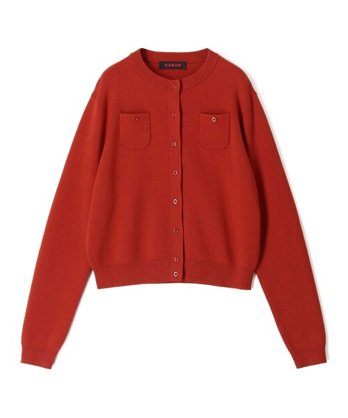 「CABaN」 ニットカーディガン X-SMALL グリーン レディース CABaN 「CABaN」 ニットカーディガン X-SMALL グリーン