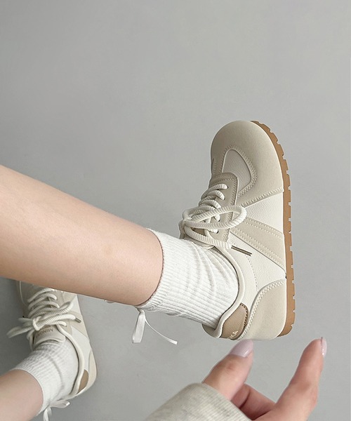 shoes365 スニーカー 「SHOES 365」薄底スニーカー フラットシューズ
