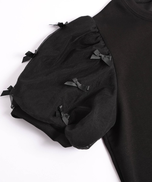 「SUGAR BISKET」 「La-gemme」半袖カットソー フリー ブラック レディース_画像3