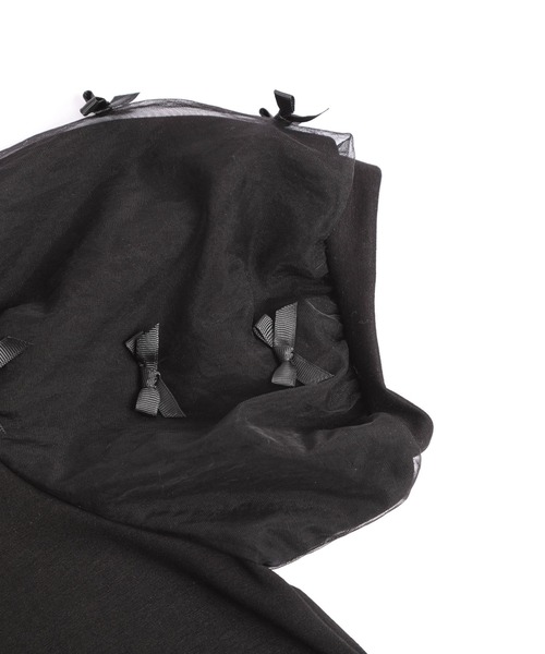 「SUGAR BISKET」 「La-gemme」半袖カットソー フリー ブラック レディース_画像4