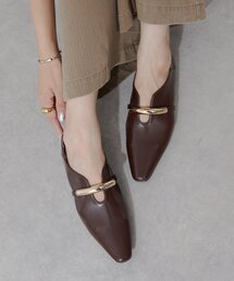 シューズ 「洗練された雰囲気に」ゴールドモチーフフラットシューズ レディース｜ZOZOTOWN Yahoo!店