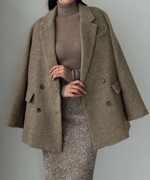 Louere（ルエレ） コート アウター シャギーテーラードジャケット