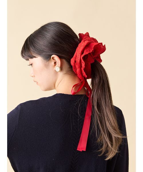 LILY BROWN シュシュ バリエーションリボンシュシュ : ZOZOTOWN