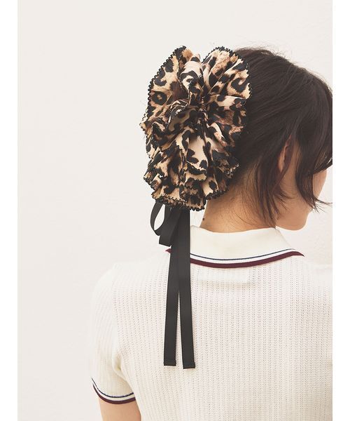 LILY BROWN ロングリボンシュシュ 黒black リリーブラウン LILY BROWN ロングリボンシュシュ （BLK