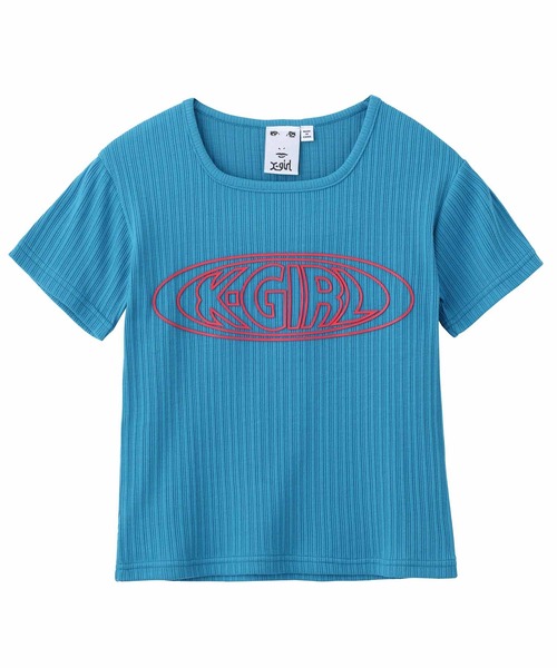「X-girl」 半袖Tシャツ M ホワイト レディース