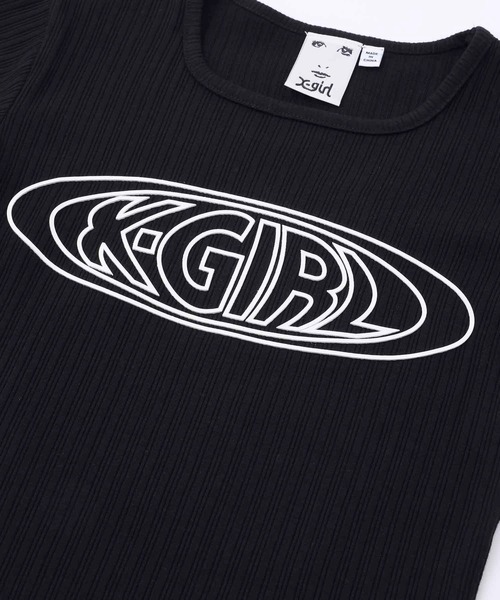 「X-girl」 半袖Tシャツ M ホワイト レディース