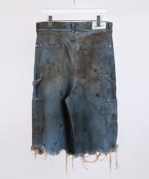 ジーンズ DISCOVERED DOUBLE KNEE DENIM SHORTS メンズ_12
