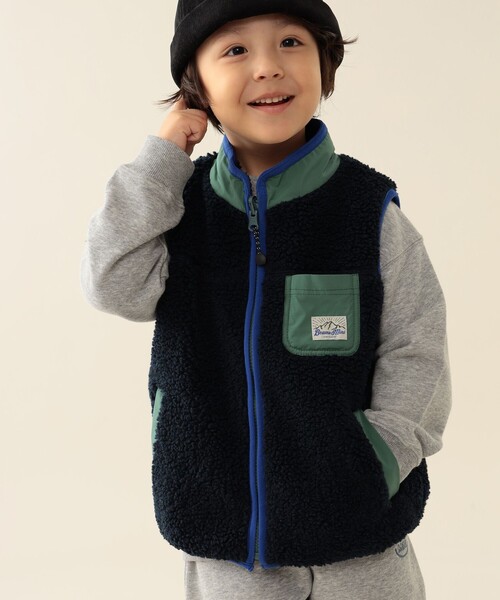 ミニ　アンバーグリーム　リバーシブルベスト AMBERGLEAM - Reversible Wool Vest (L/XL) ¥36000+tax | KODONA in